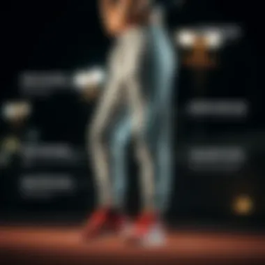 Stylish fleece pants showcasing design features