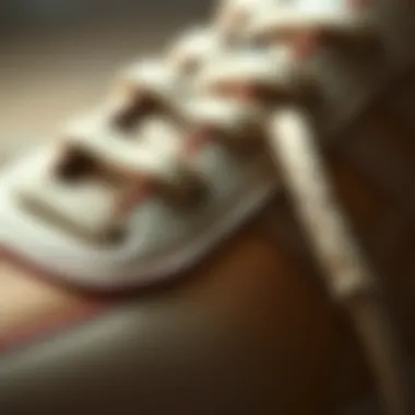 Craftsmanship and Quality Materials Close-up view of the materials used in Onitsuka Tiger footwear, highlighting craftsmanship and quality.