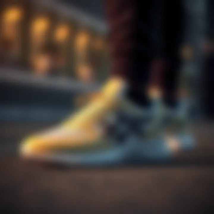 Luxurious athletic footwear showcasing premium design