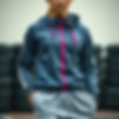 Stylish sportswear enhancing performance