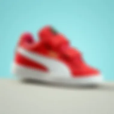 Diverse models of Puma children's footwear available