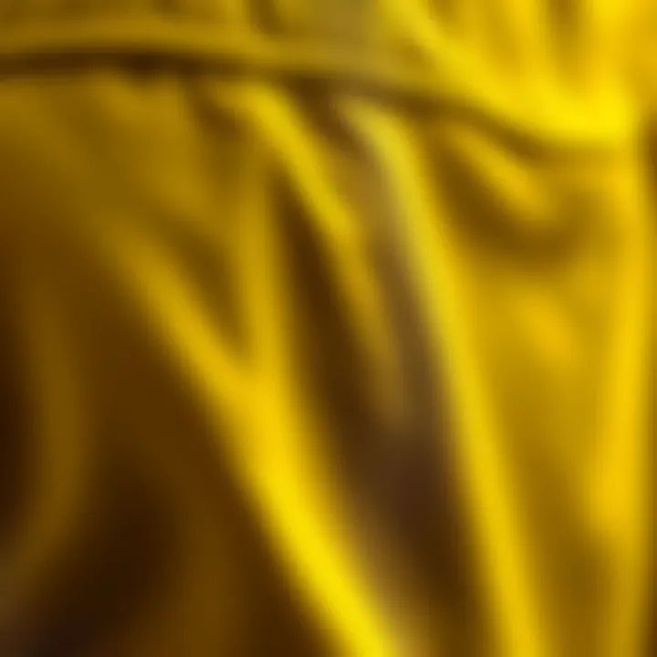 Close-up of the fabric texture used in Puma shorts.