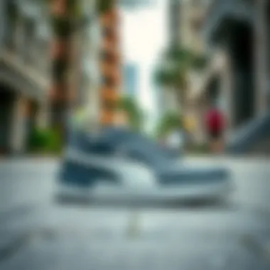 Puma shoes in an urban setting