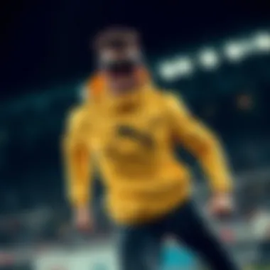 Athlete in Puma Whirlwind Gear Athlete wearing Puma Whirlwind in action