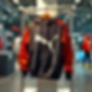 Puma Whirlwind Sports Apparel Showcase Stylish Puma Whirlwind sports apparel on display