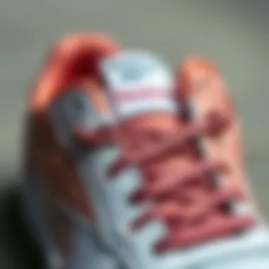 A close-up of the Reebok Club C showcasing its unique design features.