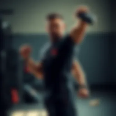 Dynamic workout in Reebok CrossFit T-Shirt showcasing versatility