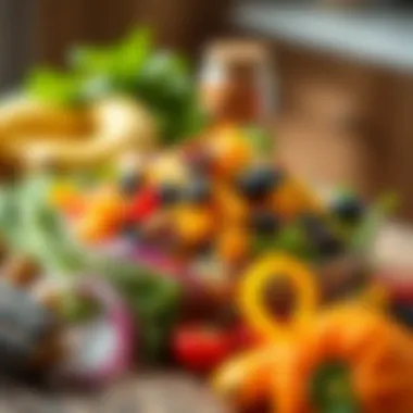 Vibrant Salad of Nutrient-Dense Ingredients A colorful salad loaded with superfoods