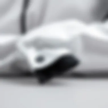 Material selection for black cuffs in sports attire