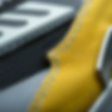 Close-up of the materials used in Skechers 237214