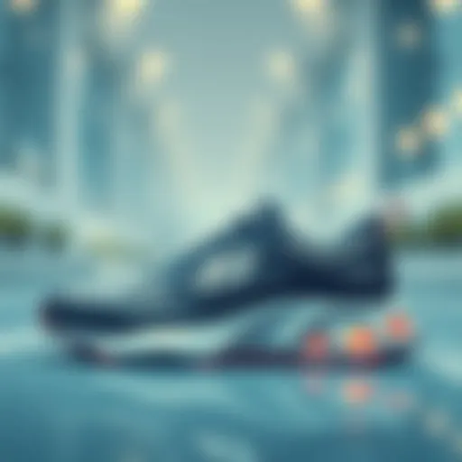 Innovative Skechers athletic shoe design showcasing modern aesthetics