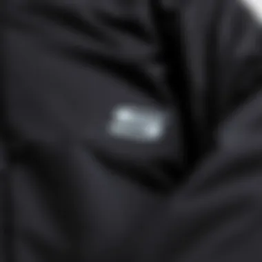 Close-up of high-quality material used in Skechers mont