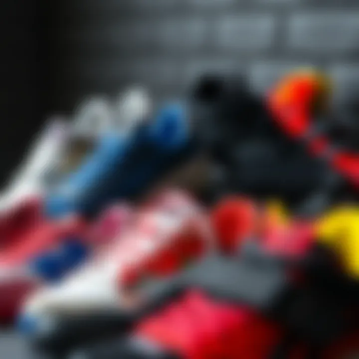 Exploring the Diversity of Skechers Footwear Diverse range of Skechers sports shoes displayed together