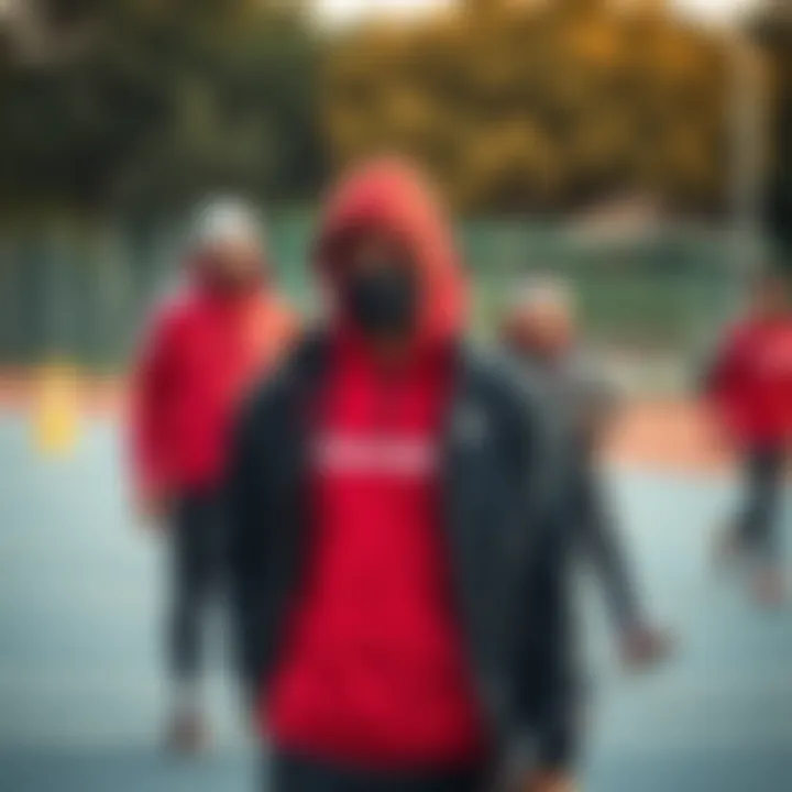 Local athletes showcasing Slazenger gear