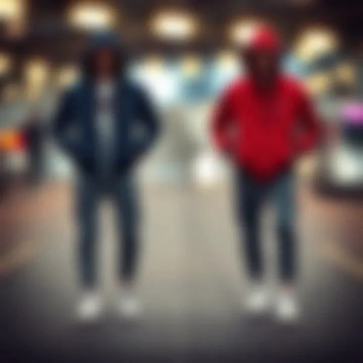 Sneaker jacket versatility in outfit combinations