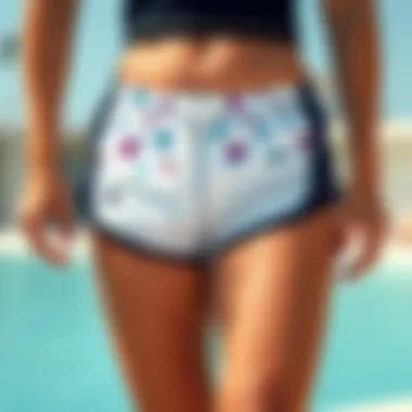 Sporty shorts for active swimming