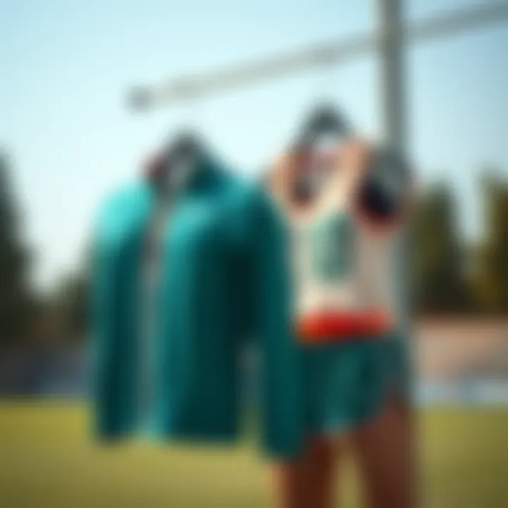 Athletic wear displayed for optimal exercise performance