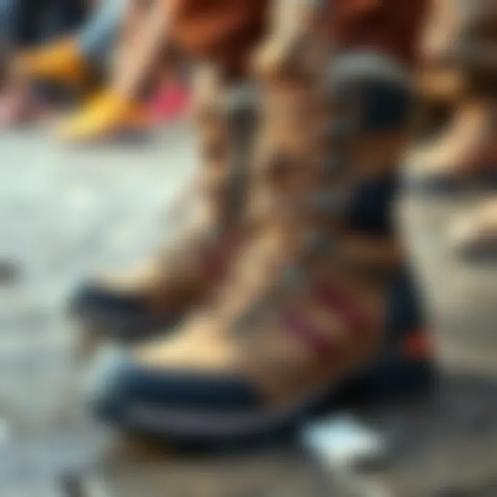 Fashion Meets Function in Hiking Boots Stylish hiking boots suitable for various terrains