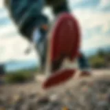 Dynamic outdoor activity featuring Torex sports shoes