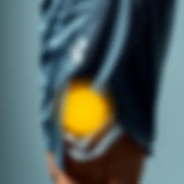 Innovative Fabric Technology Close-up of Under Armour shorts highlighting innovative fabric technology