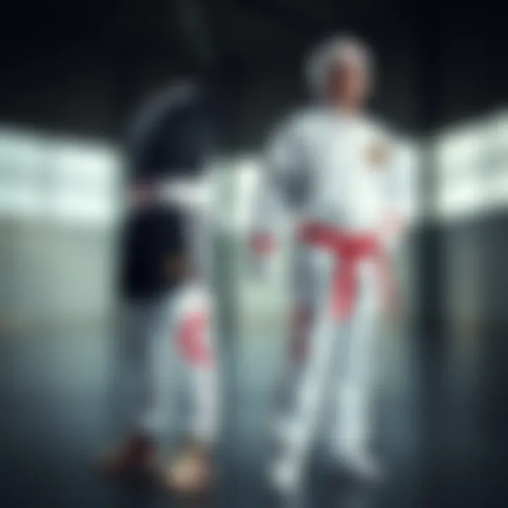 Comparison of kickboxing and taekwondo uniforms