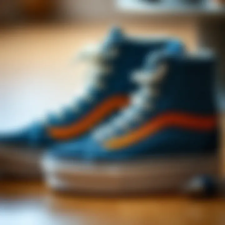 Tips for maintaining Vans blue high-tops for longevity