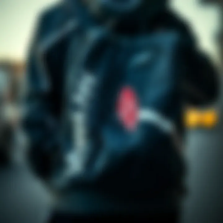 Vans Old Skool backpack paired with sporty attire