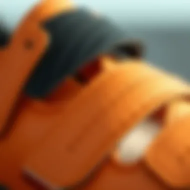 Close-up of the material quality of Vicco Bumba Sandalet