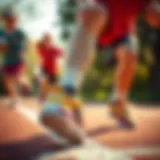 Children playing sports in Vicco shoes