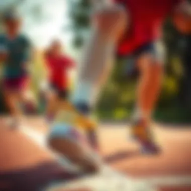 Children playing sports in Vicco shoes