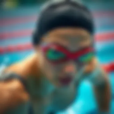 Diverse swimming styles showcased by various athletes.